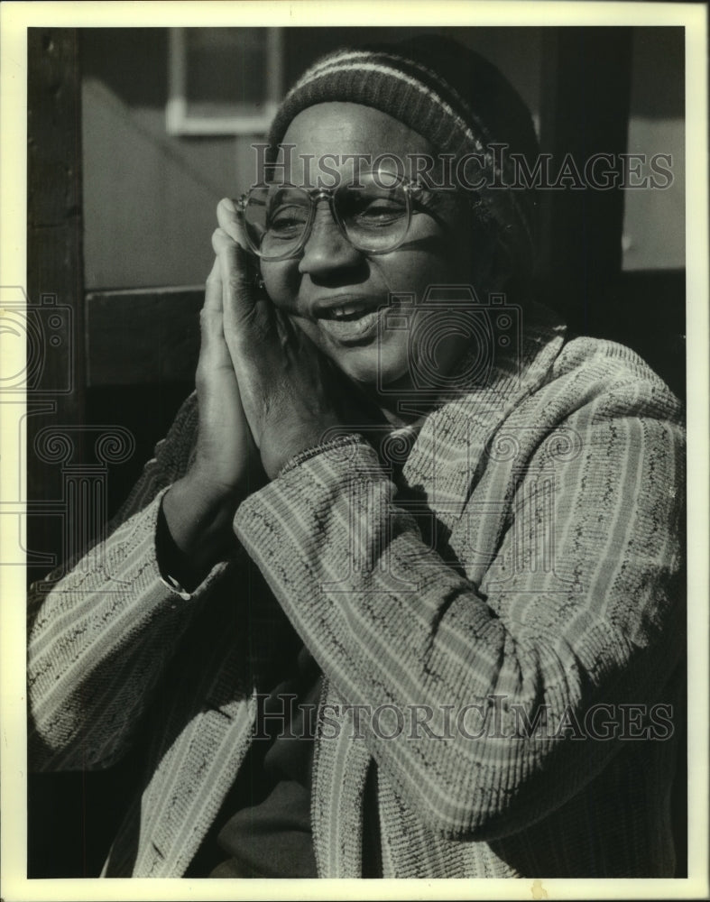 1991 Press Photo Lucelia Cyprian, Covington, Louisiana Senior Citizen - Historic Images