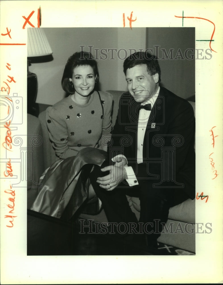 1988 Press Photo Kathy and Dick Cyr at Clarion Hotel - Historic Images