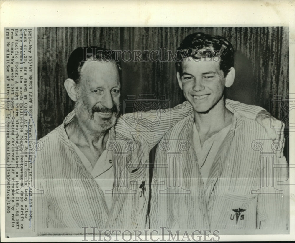 1965 Frank Cushing and Son at Clark Air Force Base in Manila - Historic Images