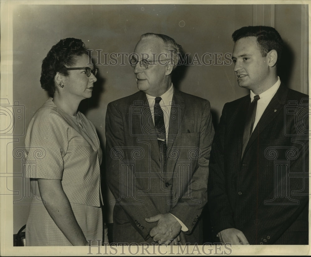 1961 Press Photo Social welfare officials at annual Elizabeth Wisner Institute - Historic Images