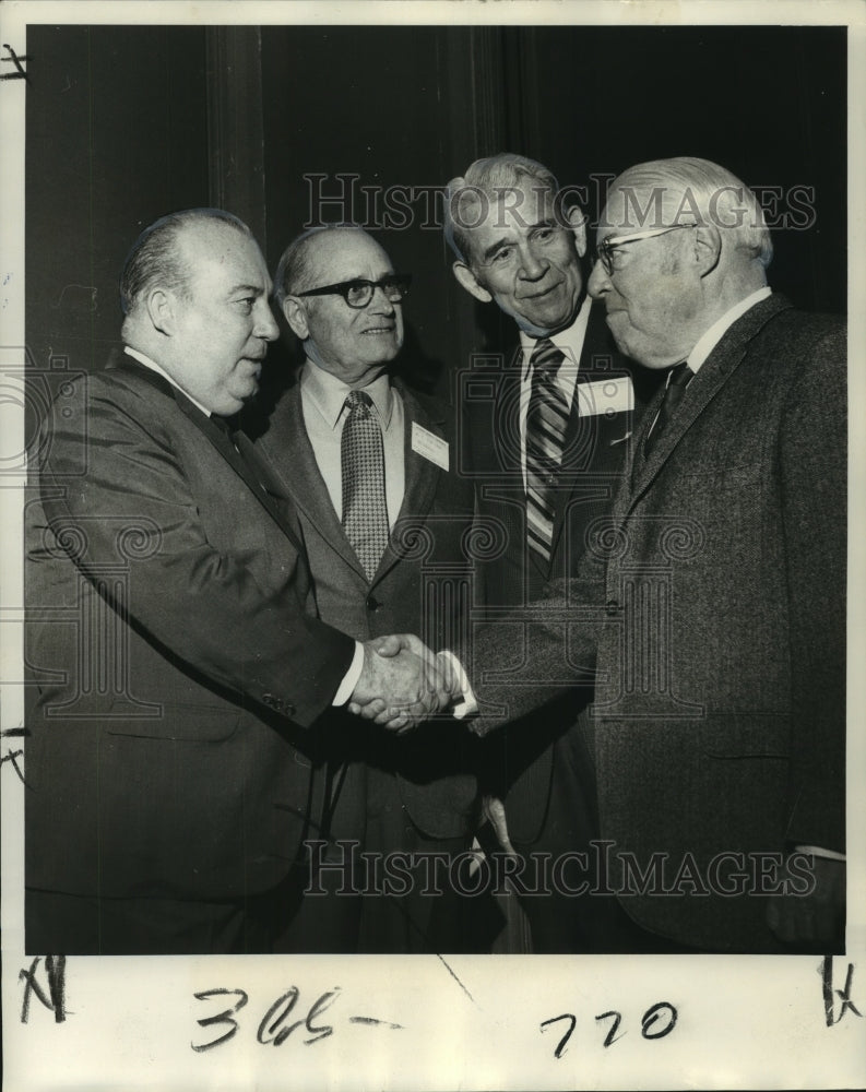 1971 State Atty. Gen. Jack Gremillion greets group at conference - Historic Images