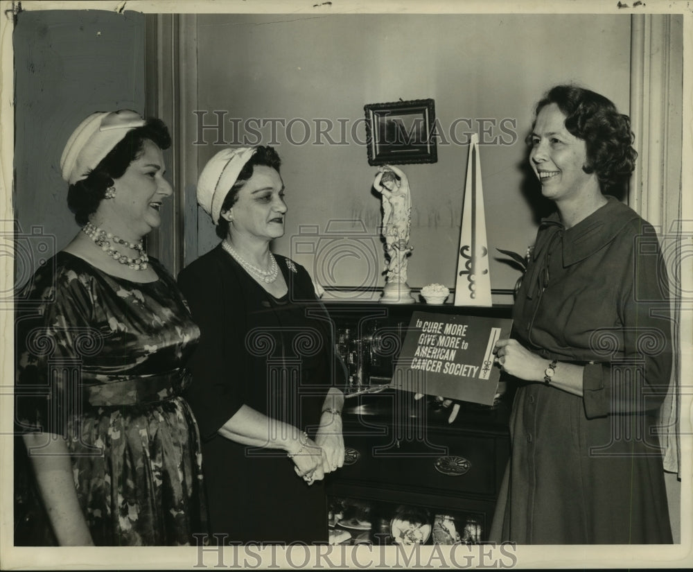 1962 Press Photo Women meet to plan American Cancer Society activities for year-Historic Images