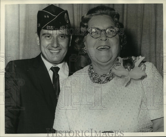 1963 Press Photo Officers Jerusalem Temple American Legion Post 715 & Auxiliary - Historic Images
