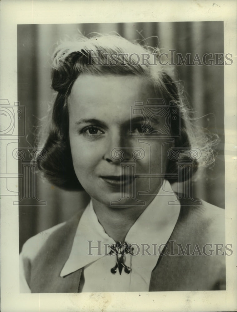 1953 Press Photo Mrs. Mercedes Davidson to Wed Court Justice William O. Douglas - Historic Images