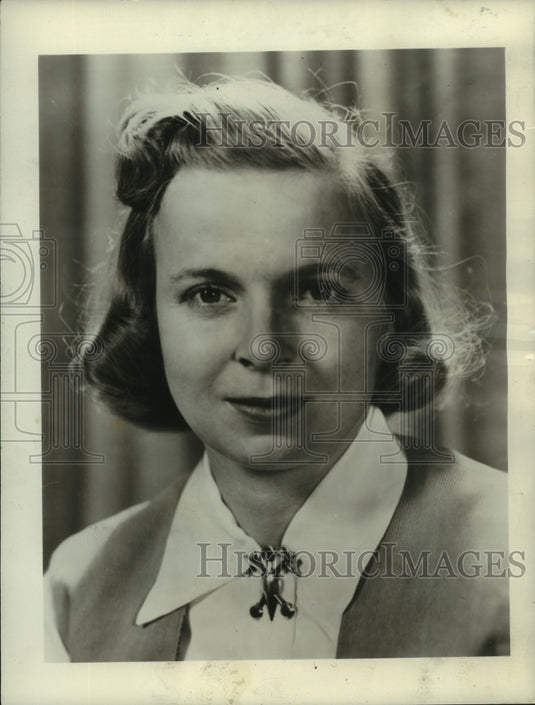 1953 Press Photo Mrs. Mercedes Davidson to Wed Court Justice William O. Douglas - Historic Images