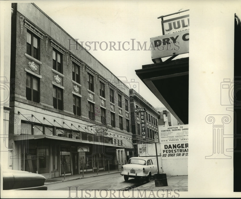 1966 Press Photo Senator Hotel at 200 Block of Dauphine - noa84828 - Historic Images