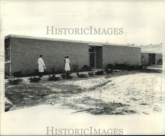 1962 Press Photo Exterior view of new Delgado facility for disabled. - noa85137 - Historic Images