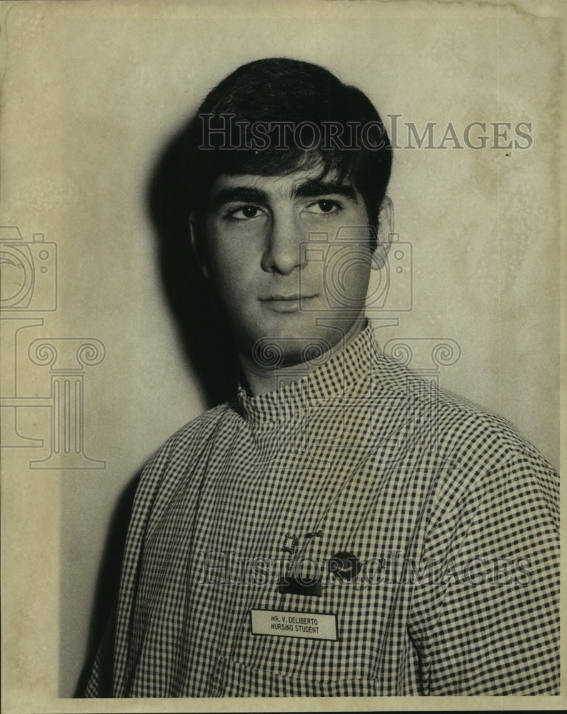 1969 Vincent Deliberto, Louisiana Assoc. of Student Nurses President - Historic Images