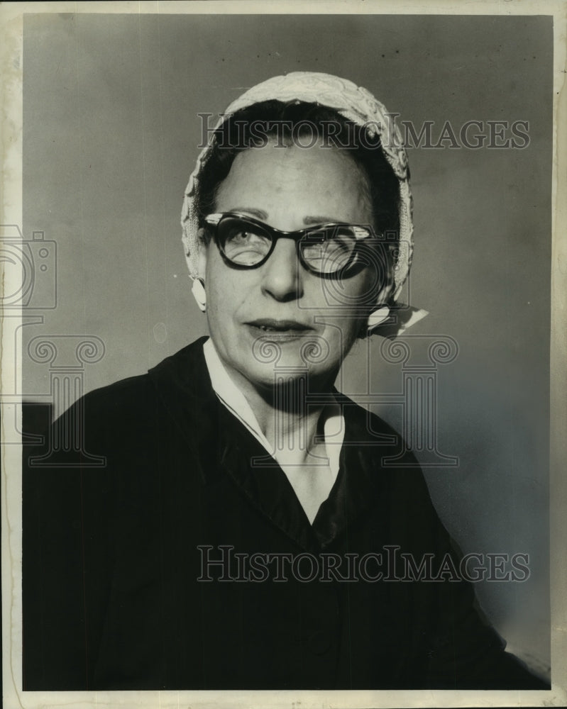 1958 Press Photo Mrs. Vernon Lee Davis, President Hemerocalle&#39;s Study Club - Historic Images