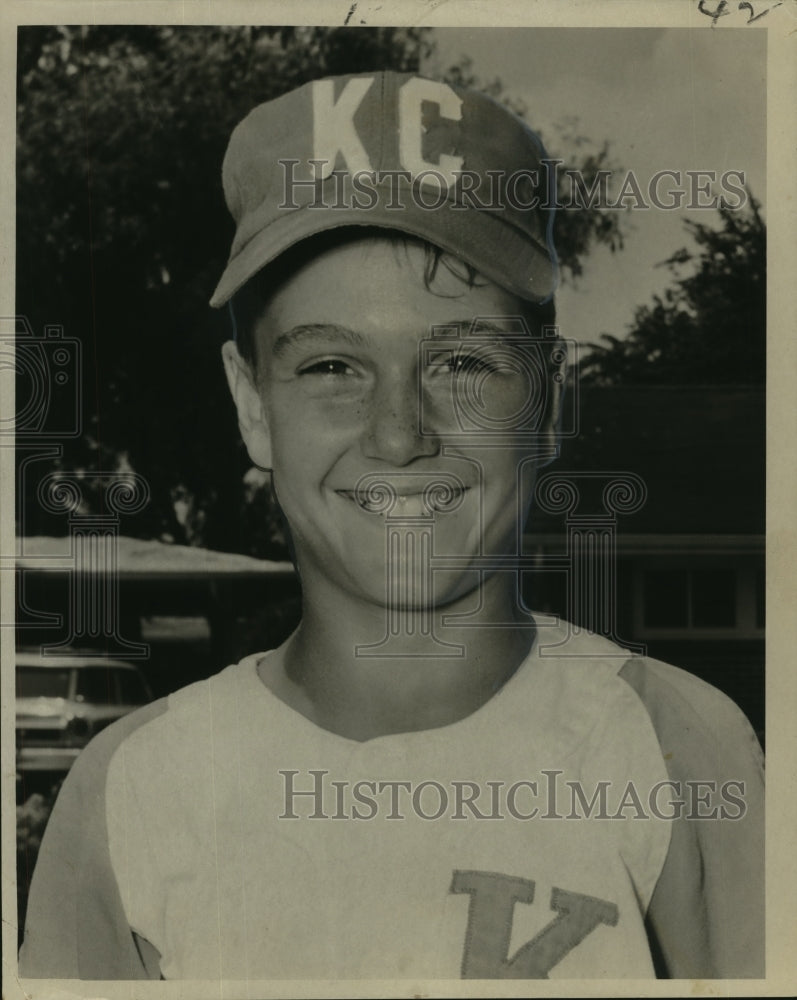 1964 Press Photo Rickey Davis, KC Baseball player at Harris Playground - Historic Images