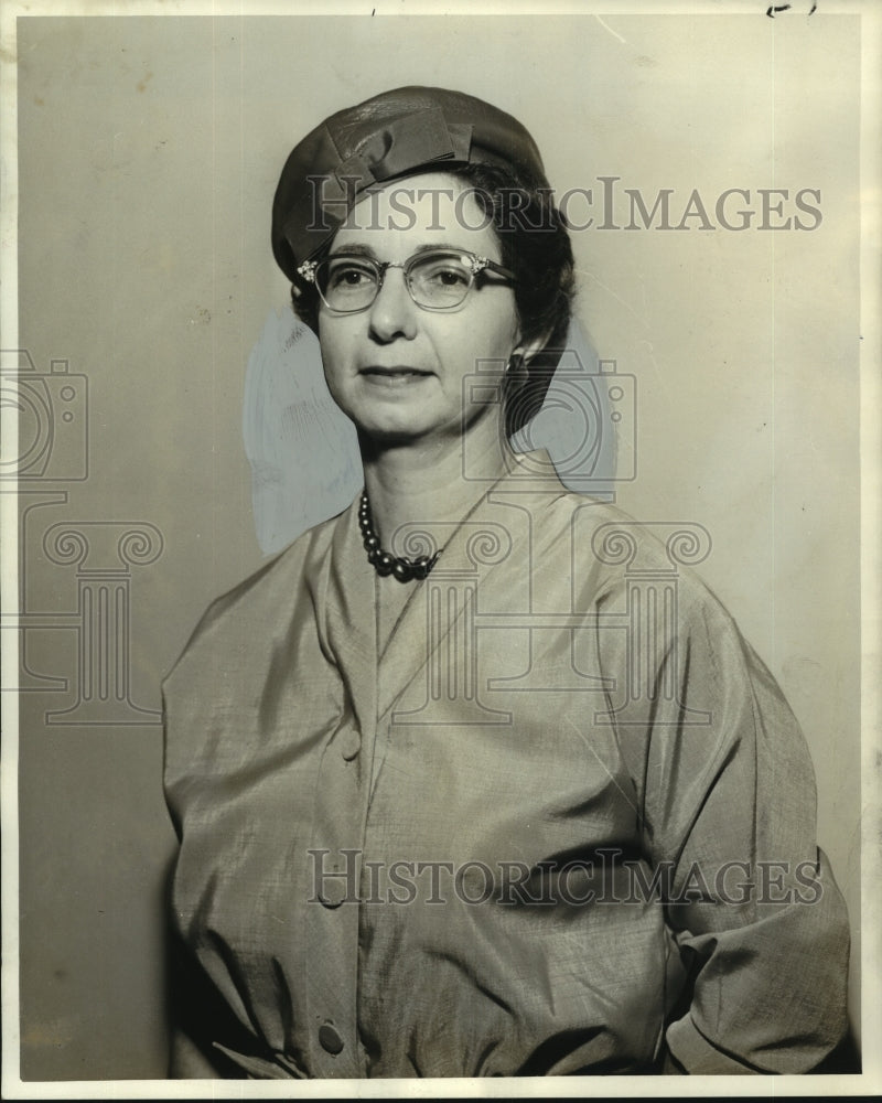 1959 Press Photo Mrs. T.C. Davis is the new president of Hobby Hunters - Historic Images