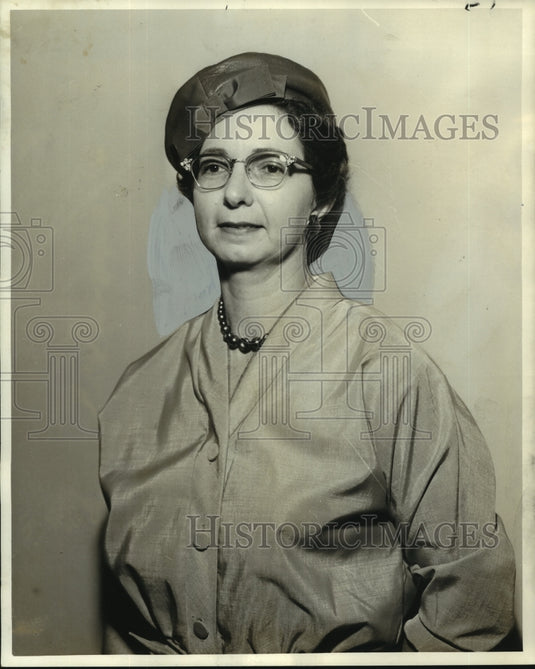 1959 Press Photo Mrs. T.C. Davis is the new president of Hobby Hunters - Historic Images