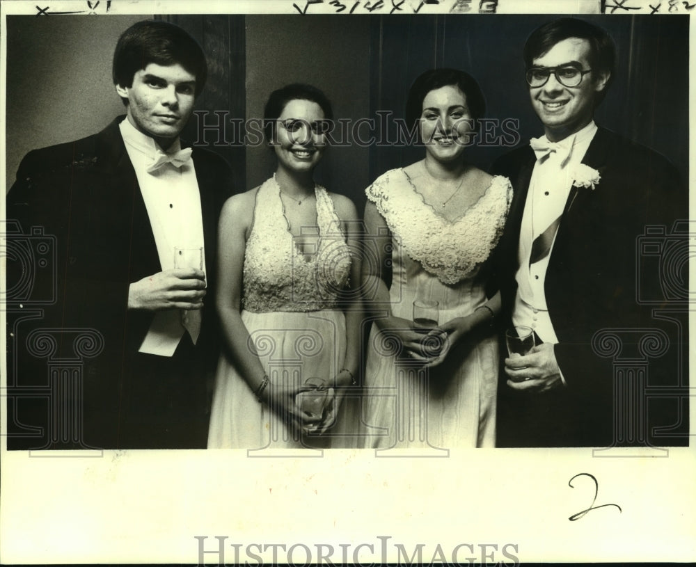 1978 Press Photo Walter Becker, Meg Farris, Elizabeth Rome, Paul H. deVerges - Historic Images