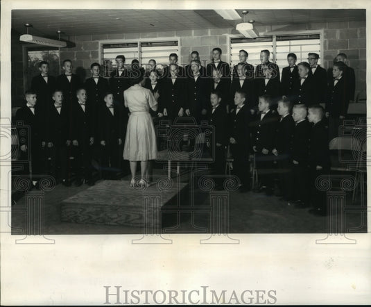 1963 Press Photo Denham Springs Boys' Choir to perform at Kiwanis Convention - Historic Images