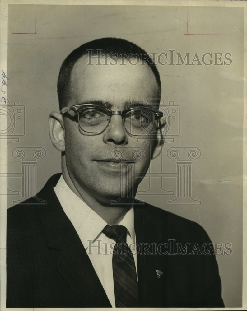 1966 Press Photo Joseph C. DeBlanc, Homestead Savings Association Vice President - Historic Images