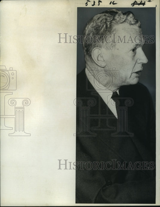 1966 Press Photo Couve de Murville, French Politician - noa87052-Historic Images