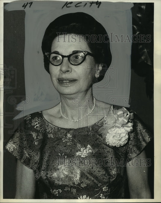 1968 Press Photo Mrs. Alice P. De Claive, president of The Operating Room Nurses - Historic Images