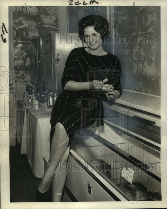 1962 Press Photo Miss Carmen Anne deMahy, Queen of the Louisiana Diary Festival - Historic Images
