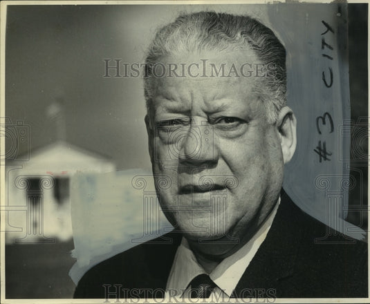 1969 Press Photo Dr. Albert Dent, President of Dillard University. - noa87779-Historic Images