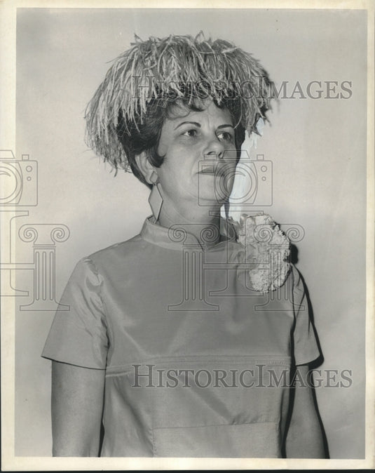 1967 Press Photo Mrs. George W. Dewhirst, President, Margaret Haughery Club - Historic Images
