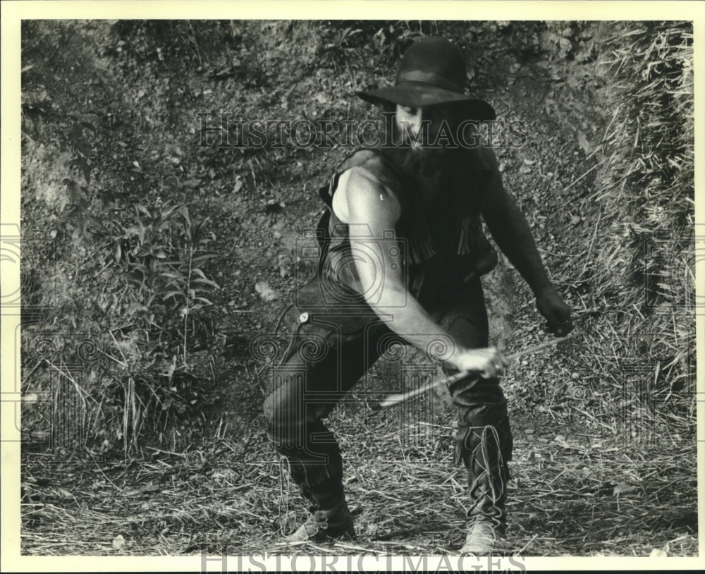 1981 Roger Dillard, Primitive Weapons Expert-Historic Images