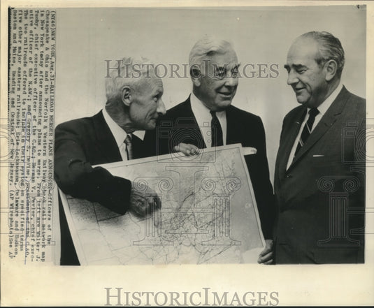 1965 Officers of the Chesapeake & Ohio, Norfolk & Western Railways - Historic Images