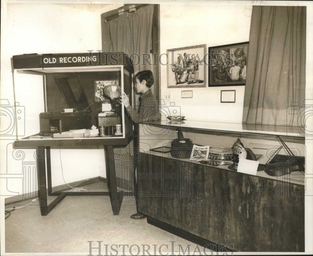 1969 Press Photo Dave Larson of New Jersey at the New Room of the Jazz Museum - Historic Images