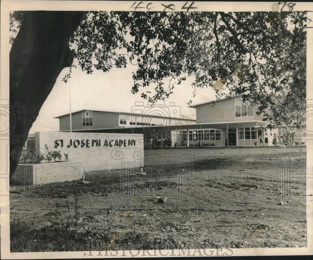 1961 Press Photo New site-St. Joseph Academy at Cartier and Crescent in Oak Park-Historic Images