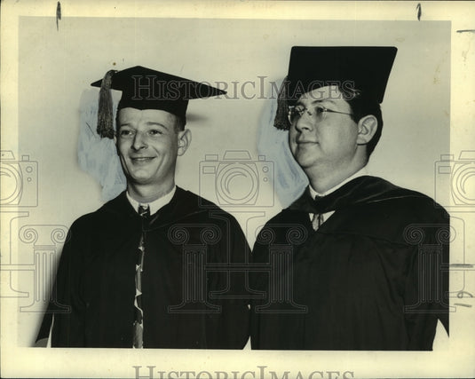 1941 Press Photo Brunswick G. Deutsch & Leonard Oppenheim- Master of Civil Law-Historic Images