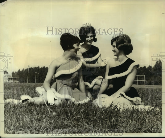 1967 Press Photo Dixie Darlings, Donna Lee Field, Nancy Ryan & Judy Kay Maupin - Historic Images