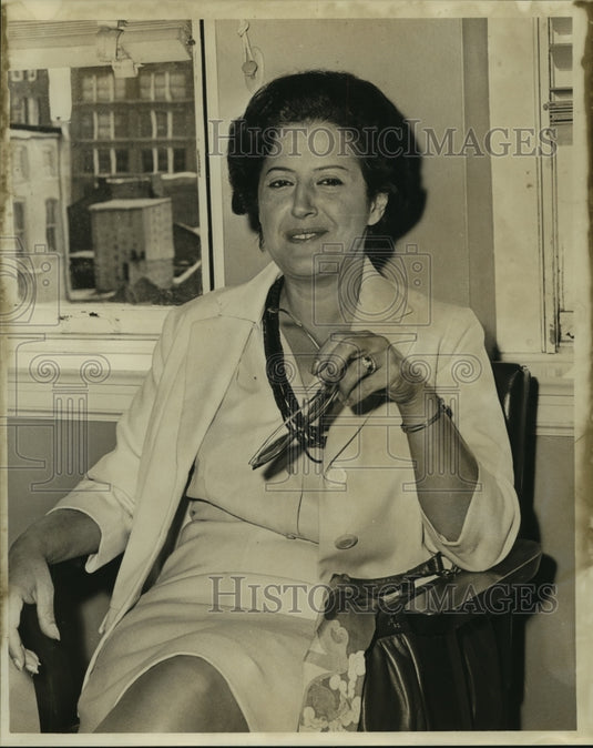 1964 Press Photo Lidia de Perez-Tort- Argentina's National Chamber of Deputies - Historic Images