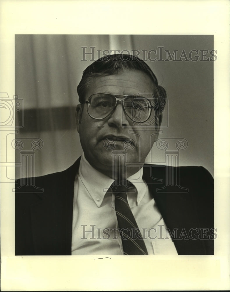 1984 Press Photo David DeRuzzo former Superintendent of Jefferson parish Schools - Historic Images