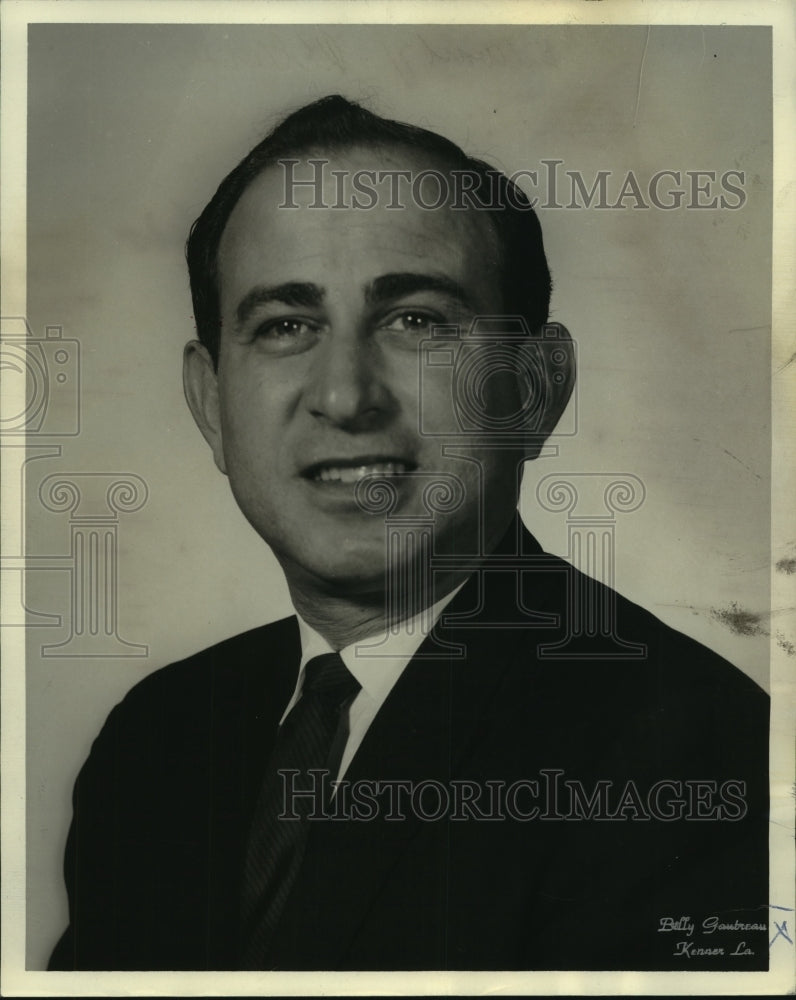 1969 Press Photo Mayor of Kenner, Louisiana Edward J. D&#39;Gerolamo - noa90440-Historic Images