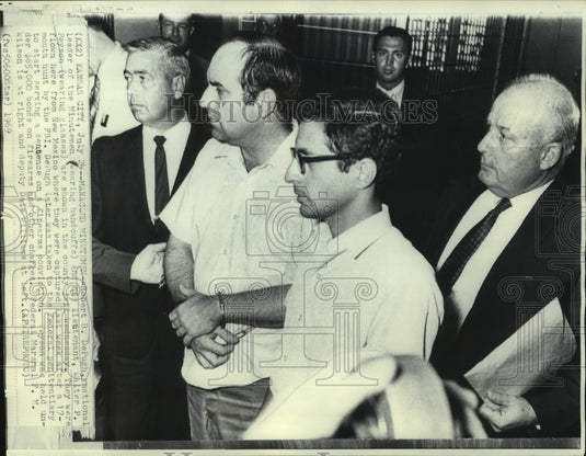 1969 Robert B. DePugh & Walter P. Peyson at Kansas City County Jail - Historic Images