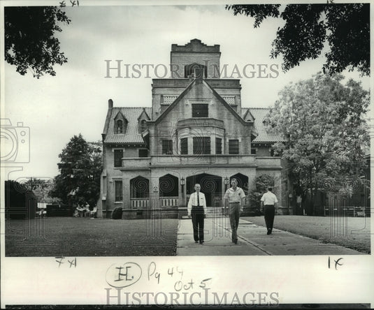 1969 Press Photo Parish jail built in 1915 next to the courthouse - noa90688 - Historic Images
