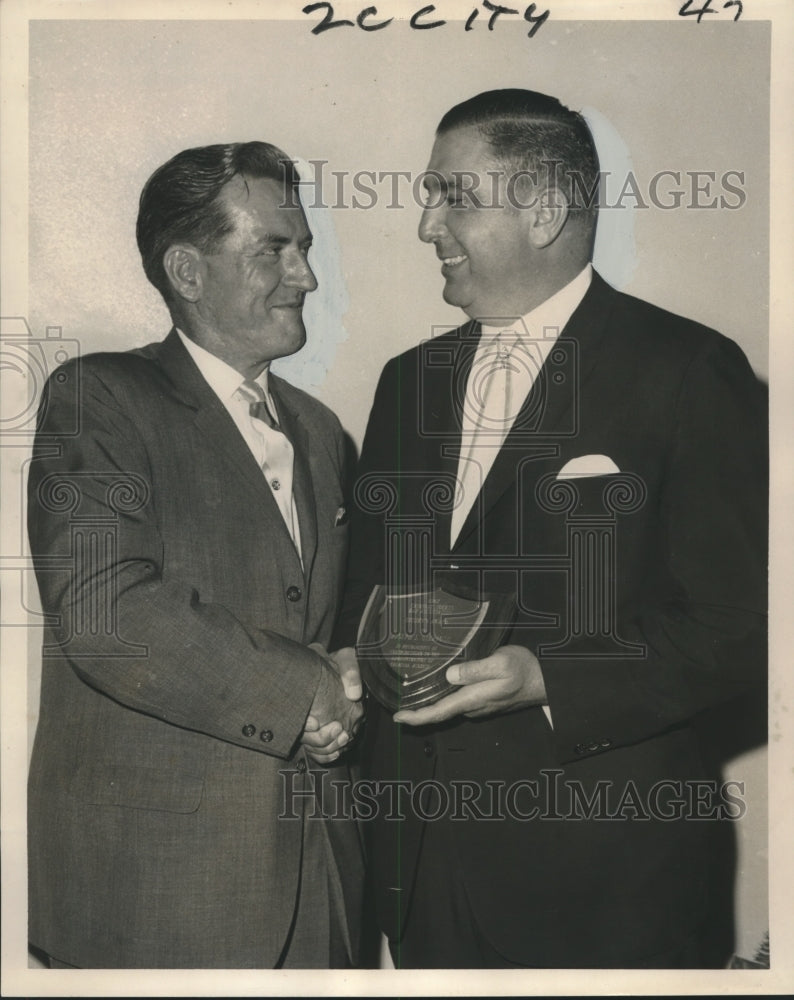 1968 Joseph L. Glarrusso receiving the Layman's Award - Historic Images
