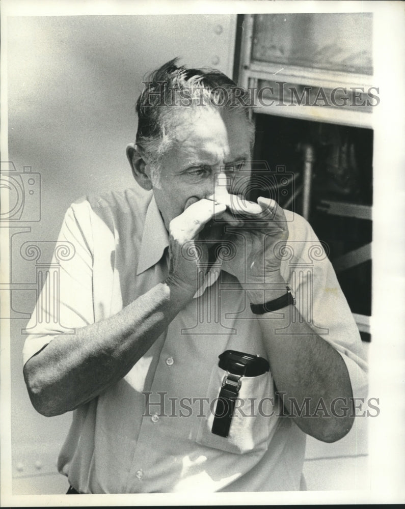 1974 Press Photo Wilbur Dow, President, New Orleans Steamboat Co. - noa90928-Historic Images