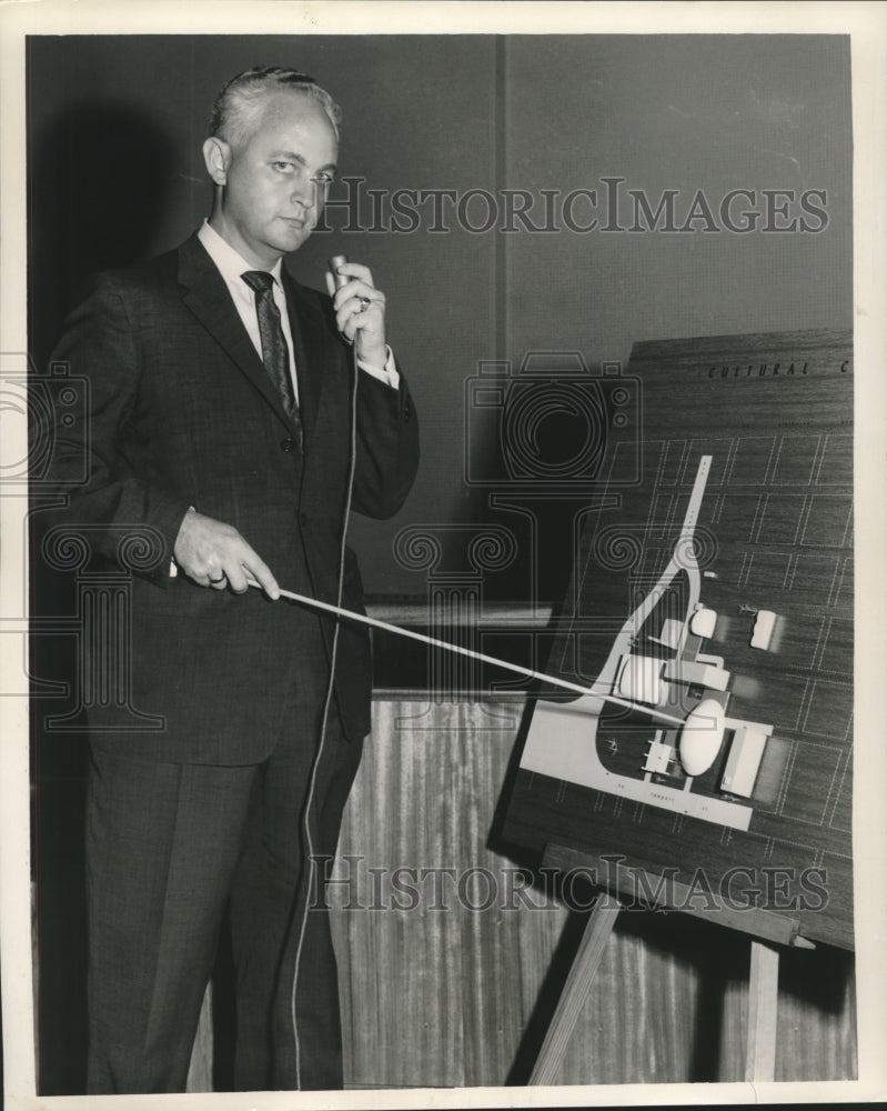 1960 Press Photo Jack Different, City Planner, Planning Hearing - noa91167 - Historic Images