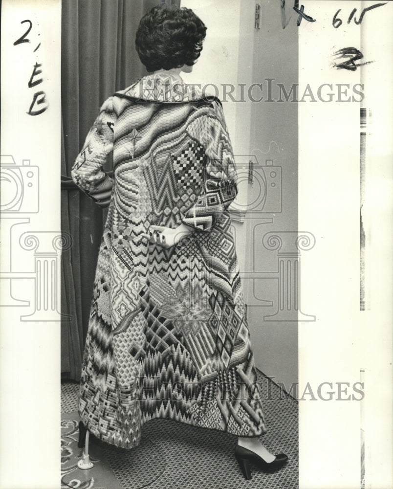 Award winning trench coat made &amp; designed by Nancy Dent-Historic Images