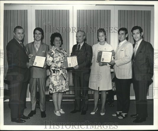 1971 Press Photo Official of Louisiana Hotel-Motel Association at Royal Sonesta-Historic Images