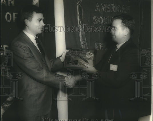 1967 Frank M. Denton, president of the New Orleans Civil Engineers. - Historic Images