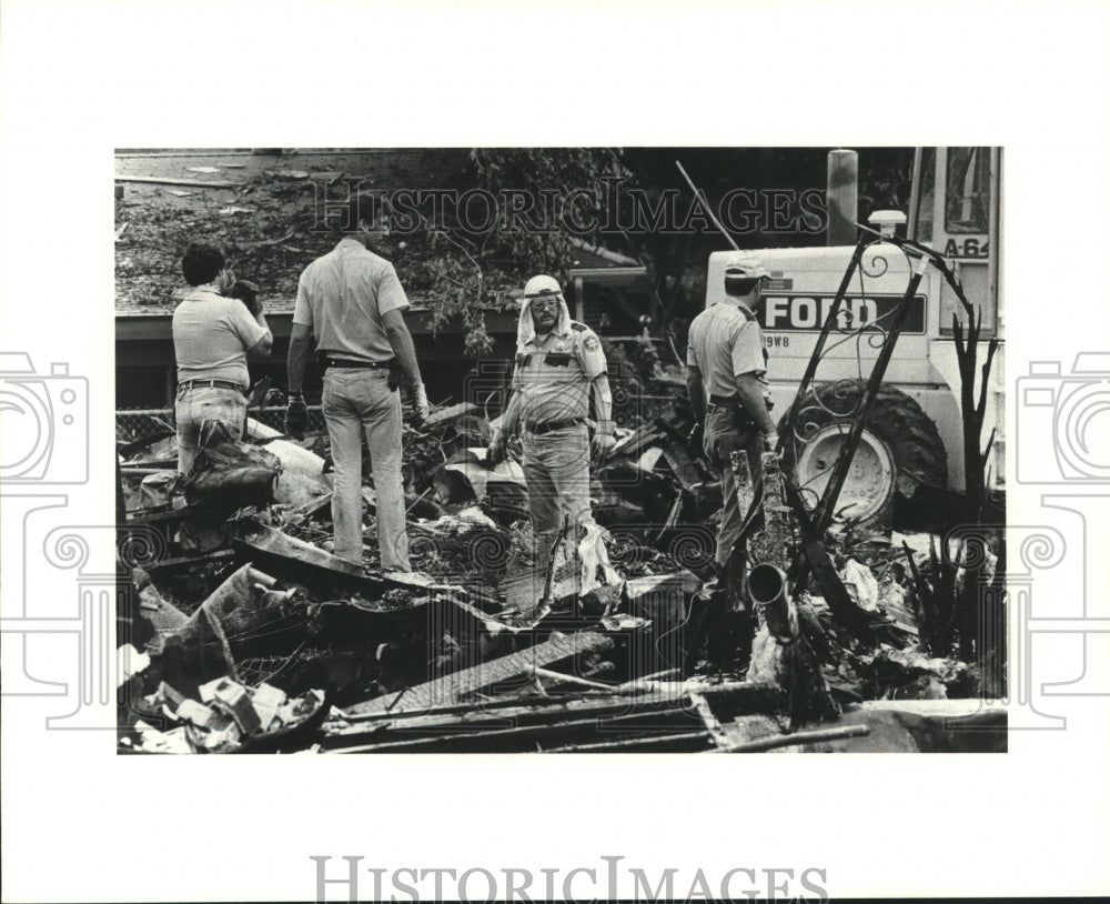 1982 Press Photo Pan Am Flight 759 plane crash  - noa91608 - Historic Images
