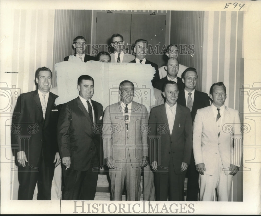 1957 Press Photo Nestle Company Sales Conference Attendees, New Orleans, LA - Historic Images