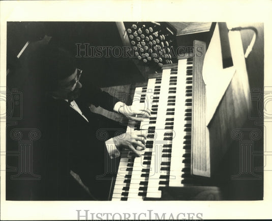 Albinas Prizgintas at Trinity Church's New Organ-Historic Images