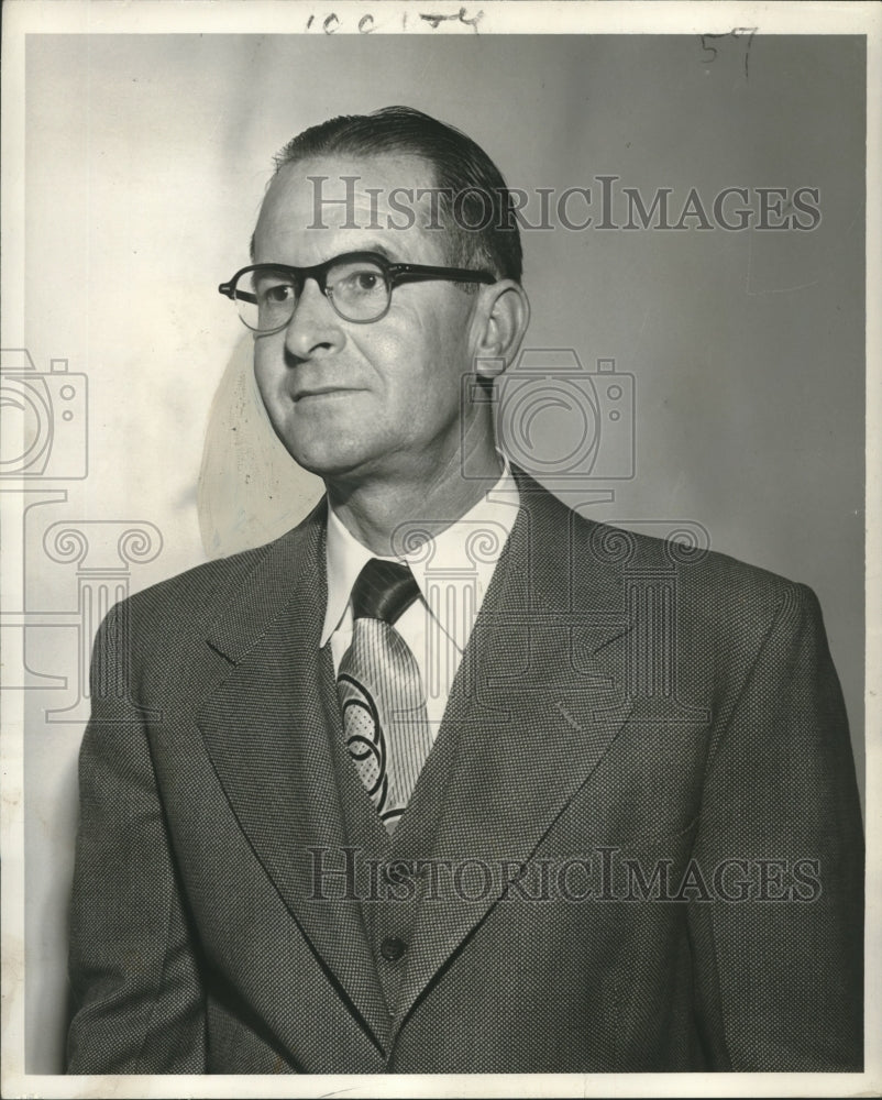 1951 Press Photo Clement J. Dufau, President of Dufau Petroleum Corporation-Historic Images