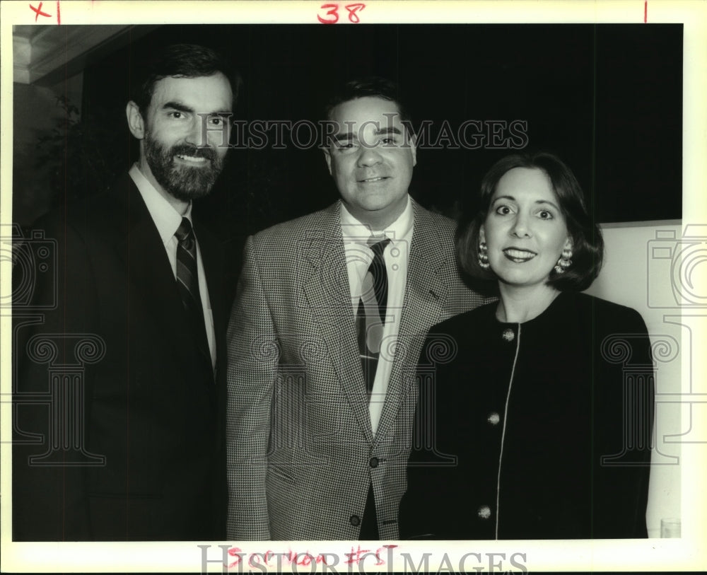 1993 Press Photo Andre de La Barre and others at Arthritis benefit. - noa93065 - Historic Images