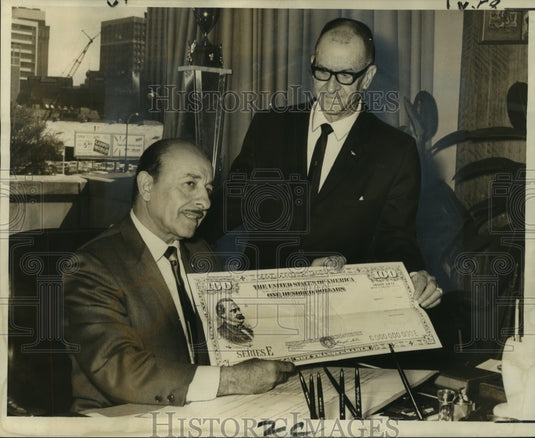 1967 Press Photo Metropolitan Greater New Orleans U.S. Savings Bond Drive - Historic Images