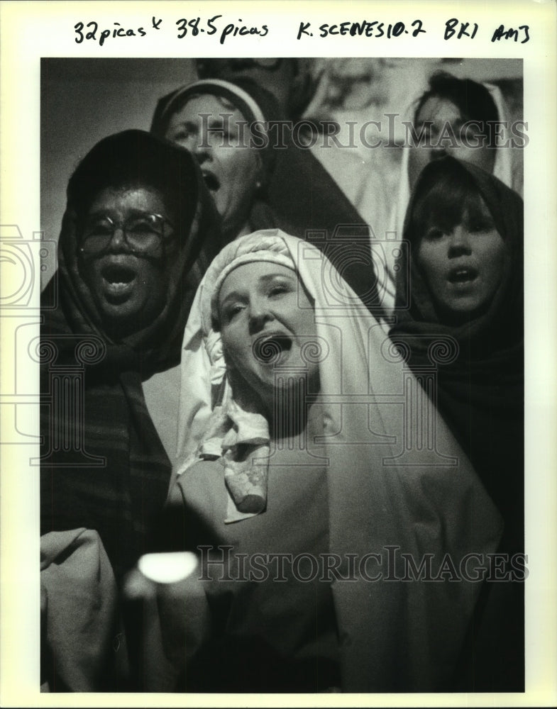 1993 Press Photo Easter play at Williams Blvd. Baptist Church in Kenner - Historic Images