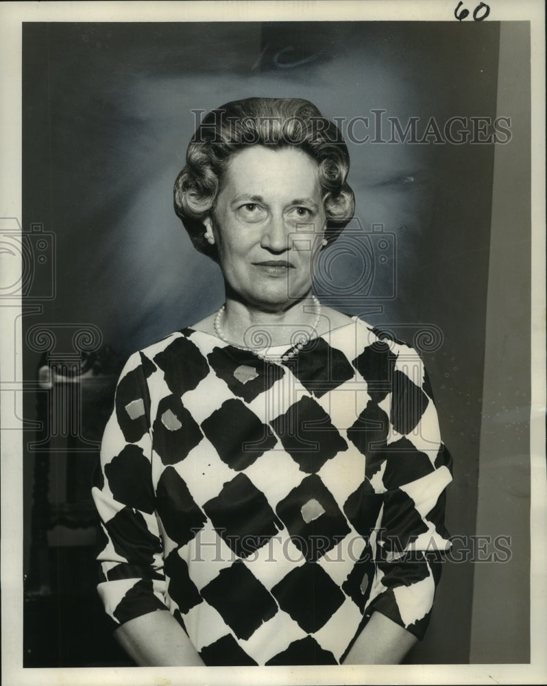 1966 Press Photo President of Les Quarante Ecoffers, Mrs. R.J. Drueding-Historic Images