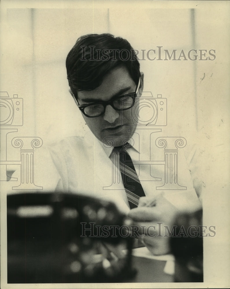 1968 Press Photo Clarence Doucet of Louisiana. - noa94127 - Historic Images